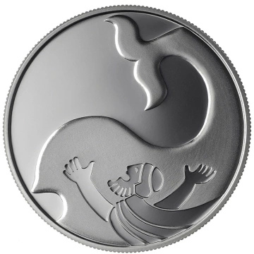 Jonah in the Whale 2 NIS Silver 2010 Proof