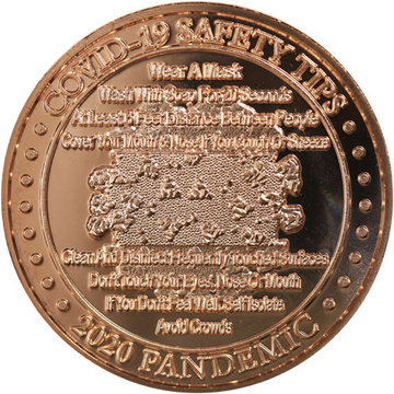 COVID-19 Safety Tips 1 ounce of copper