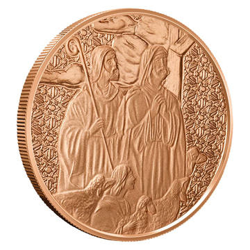 Shepherds: Nativity Christmas Collection 1 ounce of copper