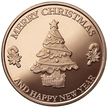 Christmas tree, 1 ounce of copper