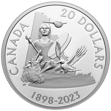 Canada: 125th Anniversary of Yukon $20 Silver 2023 Proof 
