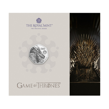 Cupro-Nickel Coin Game of Thrones - Fire 50p 2026