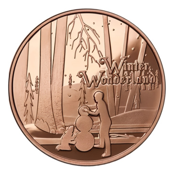 Winter Wonderland 1 ounce of copper
