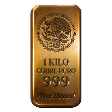 Viva Mexico Copper Bar 1000 g Copper