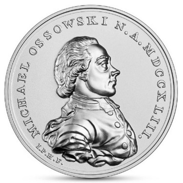 Treasures of Medallic Art – Michał Ossowski, 50 zloty, 2 ounces of silver, 2025, high relief, folder/case.