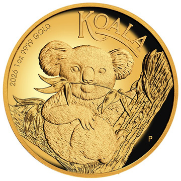 Gold Coin The Perth Mint: Koala 1 oz Gold 2026 Proof High Relief