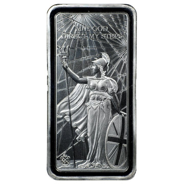Coin Bar St. Helena Standing Britannia 10 oz Silver 2022