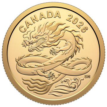 Canada: Lucky Dragon $8 Gold 2026 Proof