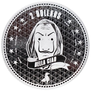 Niue: Bella Ciao 1 oz Silver 2022 Prooflike