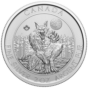 Creatures of the North: The Werewolf 2 oz Silver 2021