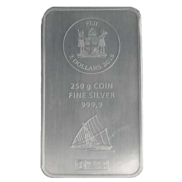 Fiji: Coinbar 250 grams Silver 2018