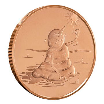 Snowman – Christmas is Cancelled 1 Ounce of Copper