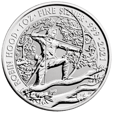 Myths & Legends: Robin Hood 1 oz Silver 2021