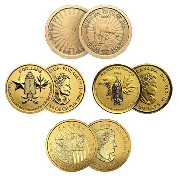  Royal Canadian Mint – Random 1/10 Ounce Gold Coin