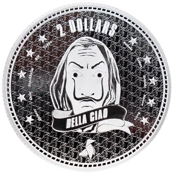 Niue: Bella Ciao 1 oz Silver 2022 Prooflike