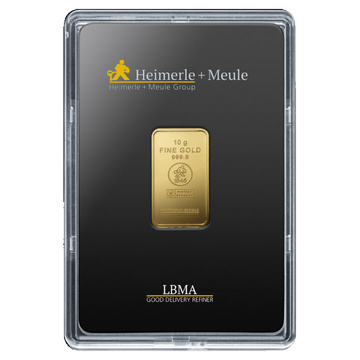 10 g Heimerle Meule Gold Bar