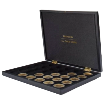 Leuchtturm - Presentation case for 30 x 1oz Britannia in capsules Empty