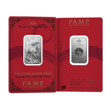 PAMP Bar: Lunar Legends - 1,000 Mile Horse 10 g Silver 2026
