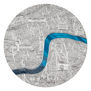 Palau: Tiffany Art Metropolis - London coloured 1000 grams Silver 2023Proof Ultra High Relief Coin