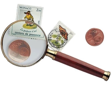 Handle magnifier Rosewood 3x magnification