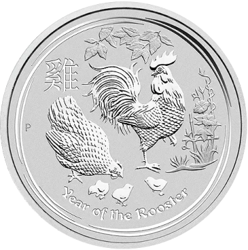 Lunar II: Year of the Rooster 1/2 oz Silver