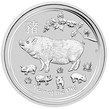 Lunar II: Year of the Pig 1000 gram Silver 2019