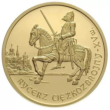 Piast mounted warrior 200 PLN 2007 Proof