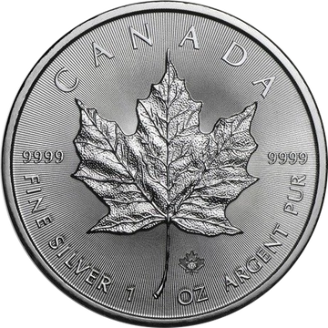 Canadian Maple Leaf 1 oz Silver - Various Years