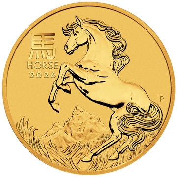 Perth Mint: Lunar III – Year of the Horse 1/10 oz Gold 2026