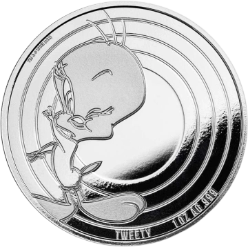 Samoa: Looney Tunes - Tweety 1 oz Silver 2023 Proof Coin