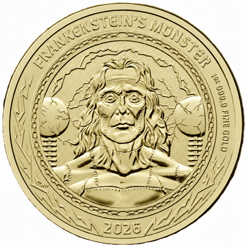 Gold Coin Gothic Horror – Frankenstein 1 oz Gold 2026