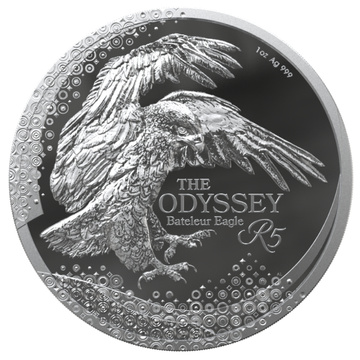 The Odyssey Of The Sky - Bateleur Eagle 1 Ounce Silver 2025 Proof