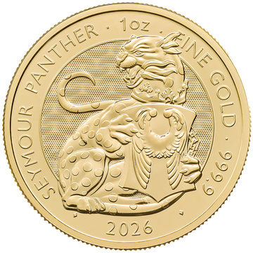The Royal Tudor Beasts: Seymour Panther Gold Coin 1 oz 2026