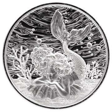 Silver Coin Mermaid Under the Sea 1 oz Silver 2026