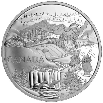 Canada: Visions of Canada 2 oz Silver 2022 Proof