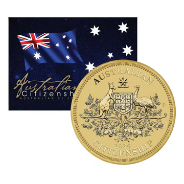 Perth Mint 125. anniversary 2024 Aluminum Bronze (coin in card)