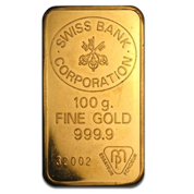100 gram Gold Bar Unsortable 