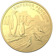 Australian Antarctic Territory - Emperor Penguin 1 oz Gold 2023 Coin