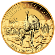 Australian Emu 1 oz Gold 2021