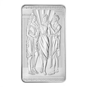 Bar The Great Engravers - Three Graces 100 oz Silver 2022