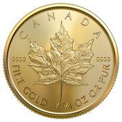 Canadian Maple Leaf 1/4 oz Gold 2023