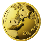 China Panda 15 gram Gold 2023