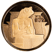 Czad: Egyptian Relic - Kek Frog God 1 oz Gold 2022 Proof Coin