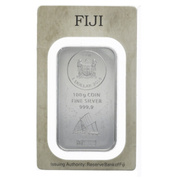 Fiji: Coinbar 100 grams Silver 2018