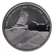 Gamla And The Vultures 1 NIS Silver 2022 Prooflike Coin 