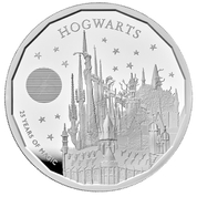 Harry Potter: Hogwarts School of Witchcraft and Wizardry 5 oz Silver 2023 Proof 