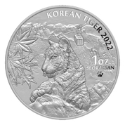 Korean Tiger 1 oz Silver 2022