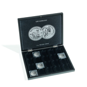 Leuchtturm Presentation cases Volterra for 20 Krügerrand 1 oz Silver coins in capsules Quadrum