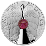 Niue: Crystal Coin - Angel $2 Silver 2023 Proof