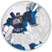 Niue: Transformers - Soundwave coloured 1 oz Silver 2023 Proof Coin